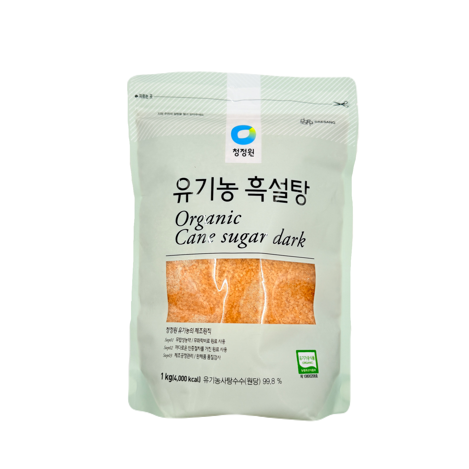DS DARK SUGAR(1KG*10) 청정원 유기농 흑설탕